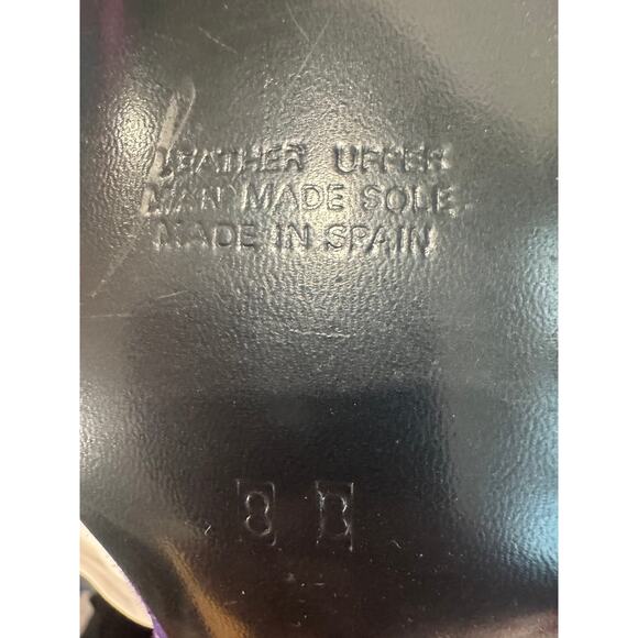 Pazzo Purple Suede & Multicolored Ribbon Size 8B Pump - Picture 11 of 13